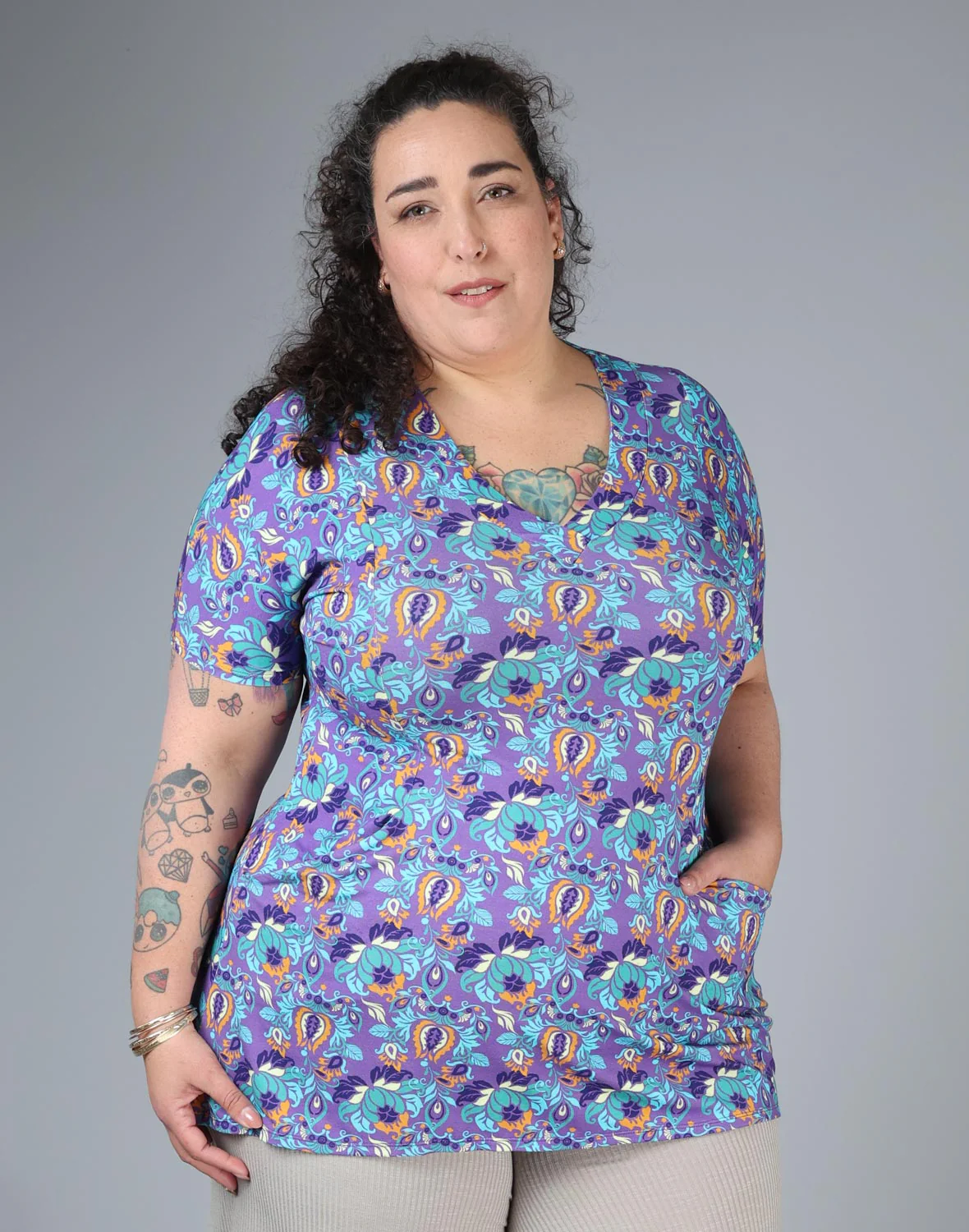 טוניקת כיסים פלאס - Image 17