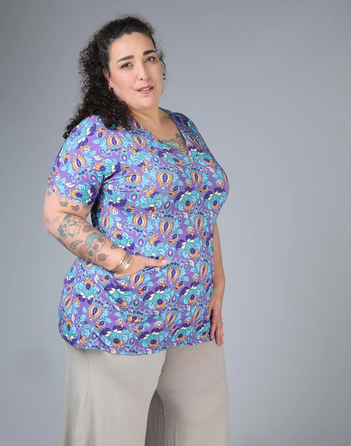 טוניקת כיסים פלאס - Image 18
