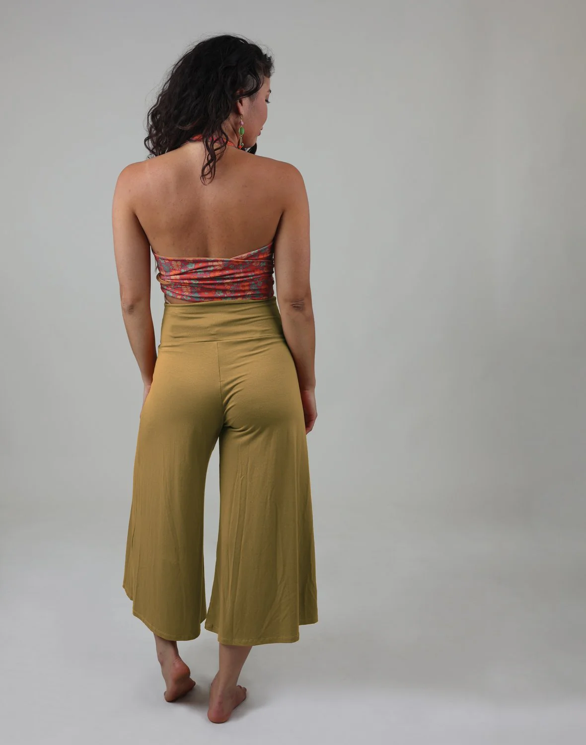 מכנסי לייקרה 3/4 - וורוד מעושן - Image 33